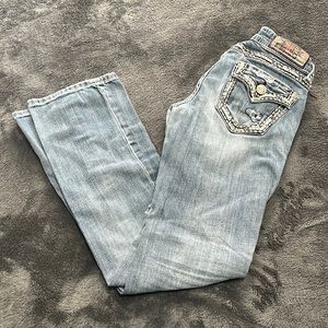 Womens low rise boot cut jeans size 25